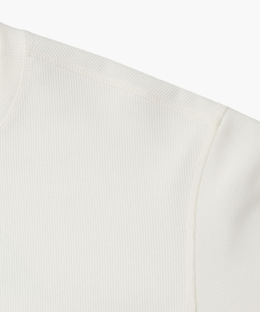 HELINOX WEAR Вафельная футболка с длинным рукавом_Слоновая кость