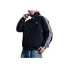 adidas Оригинальная мужская куртка Firebird Woven Stand Collar Retro Fashion Loose Versatile Logo Jacket Black KB2466
