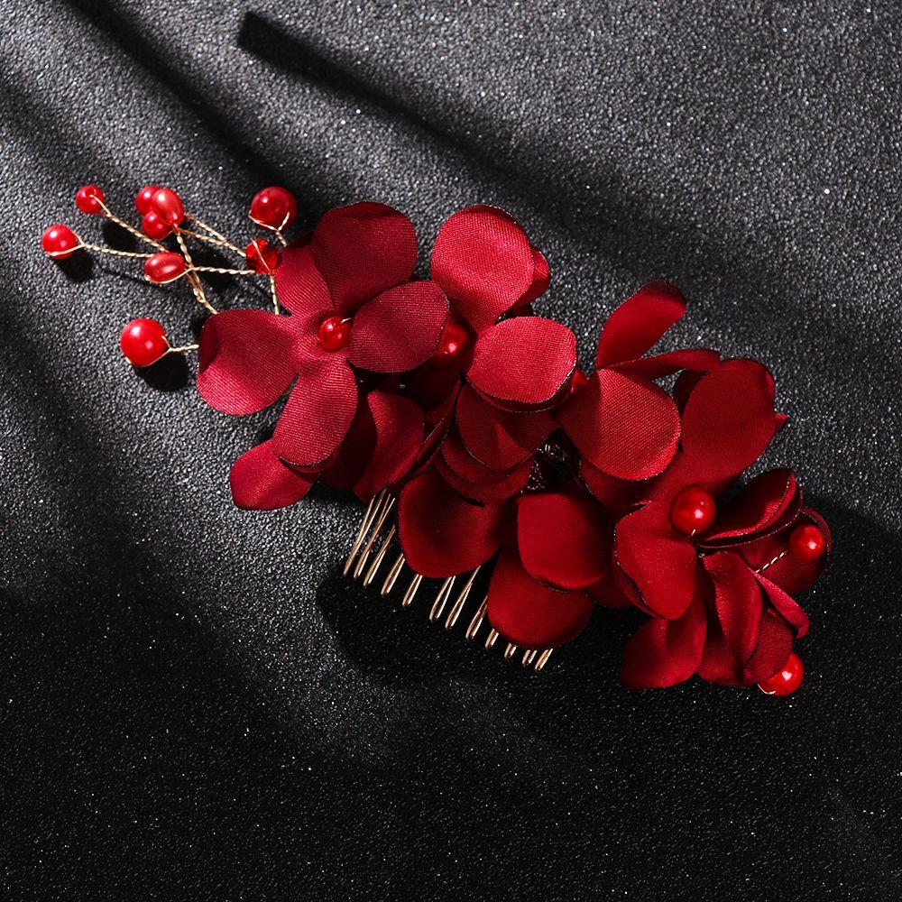 Романтичные свадебные украшения для волос, гребни для волос, заколки для волос с цветами, свадебные зажимы, тиара для подружки невесты