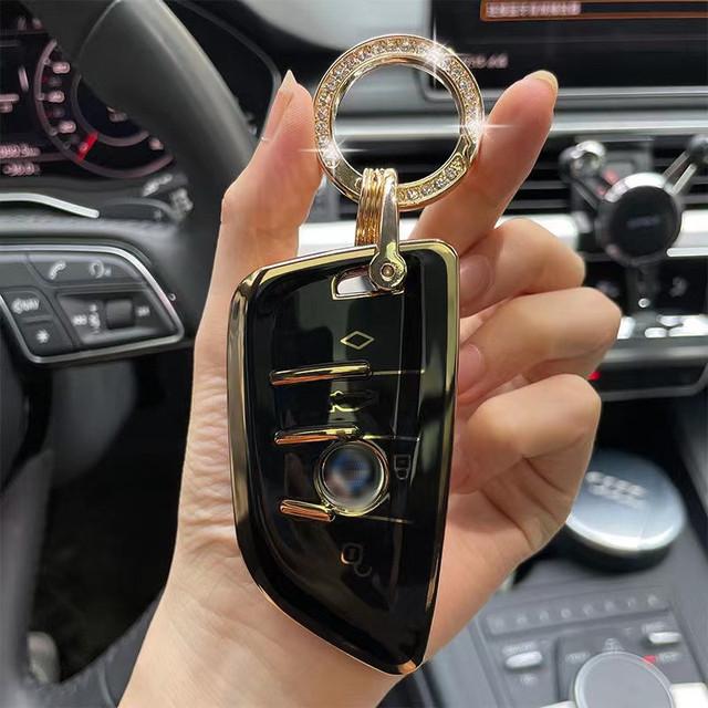 Чехол для ключей автомобиля BMW, чехол X1 X2 X3 X5 X6 F10 F20 F30 F15 F11 F25 525i 530i F48 E60 E87 M3 M4 G30 G20, аксессуары для ключей