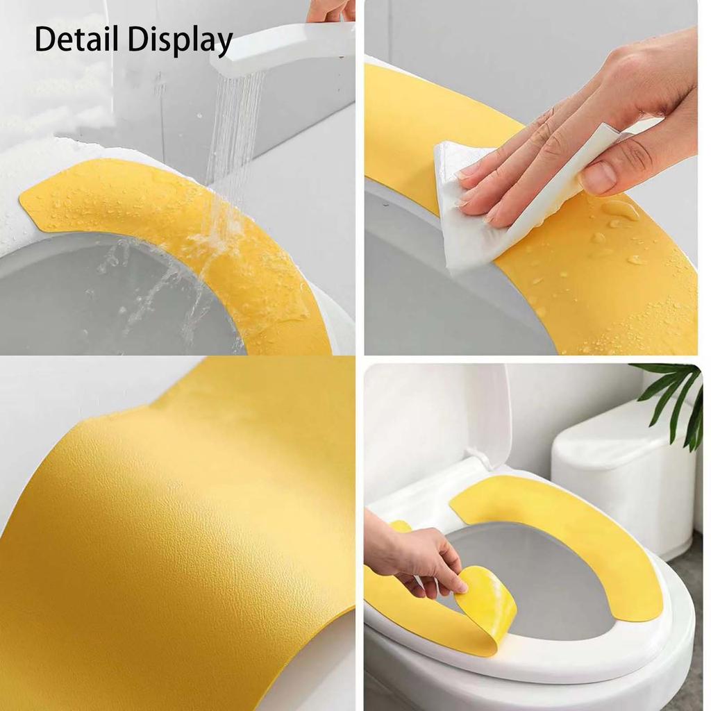 Waterproof Toilet Seat Cushion, Household Toilet Seat, Seasonal Universal Toilet Seat Cushion, Toilet Sticker