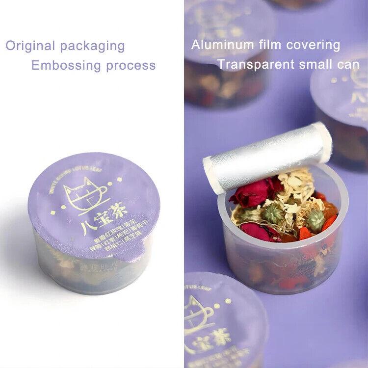 Высококачественный полезный чай «Восемь сокровищ» в маленькой банке, травяной чай 130 г