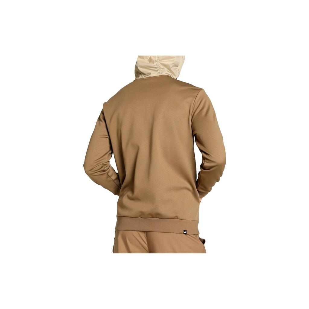 Puma Худи на молнии Open Road, цветной блок, повседневная толстовка с длинным рукавом, мужские худи, коричневый 675897-93