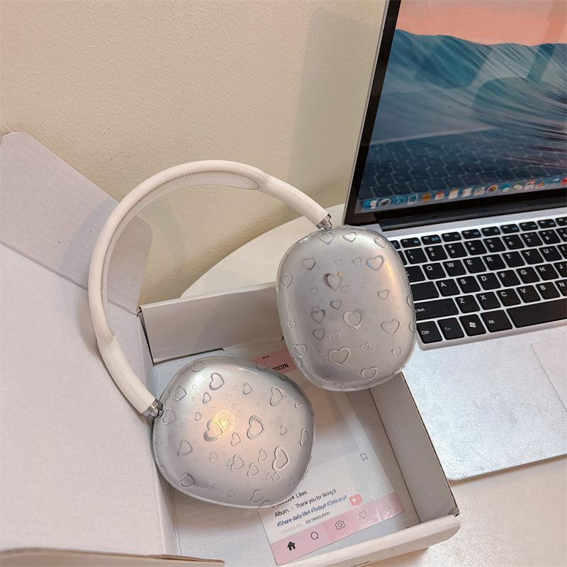 Гальваническое покрытие любовь применяет яблоко AirPods max защитный чехол гарнитура защитный чехол AirPods милый