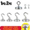 Strong Magnetic Hooks Storage Organization Heavy Duty Wall Hooks Hanger Key Coat Cup Hanging Hanger for Home Kitchen