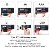 Battery Volt Tester Voltage Checker Battery Capacity Indicator Electricity Measuring Instrument