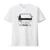 Футболка T25 Campervan T3 Doka Bus Caravelle Vanagon Wedge для Него Папы S 3XL винтажная Стиранная Растягивающаяся Удобная Стильная