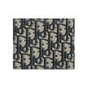 Dior Embroidered Monogram Leather Lined Short Double Fold Fabric Wallet Unisex Wallet Beige Black 2OBBH027YSE-H05E