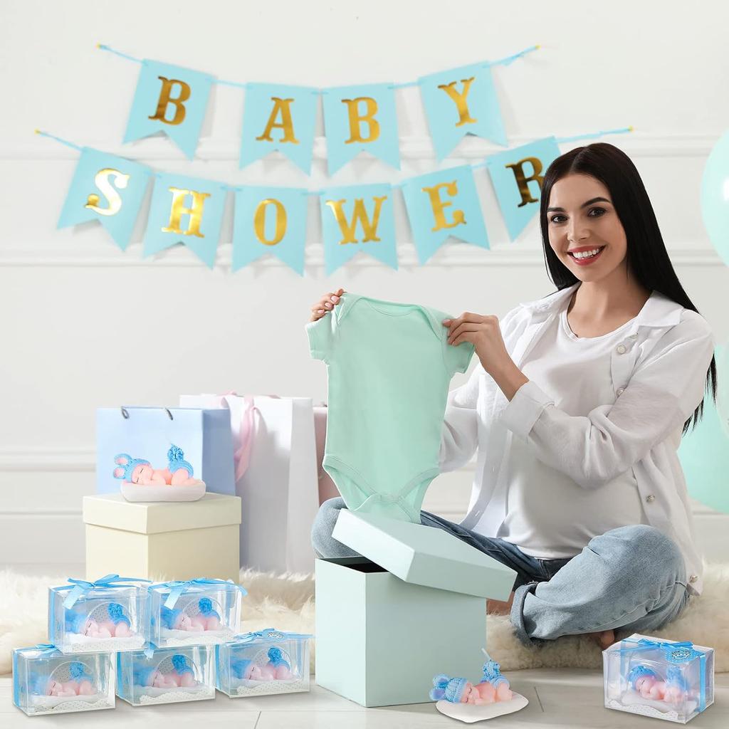 6 шт. Свеча Синяя Свеча на День Рождения Мальчик С Днем Рождения Топпер для Торта для Топпер для Торта День Рождения Юбилей Принадлежности для Вечеринки