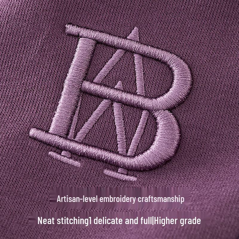 GAGN Женские фиолетовые повседневные брюки прямого кроя с высокой посадкой – простые, свободные и универсальные.