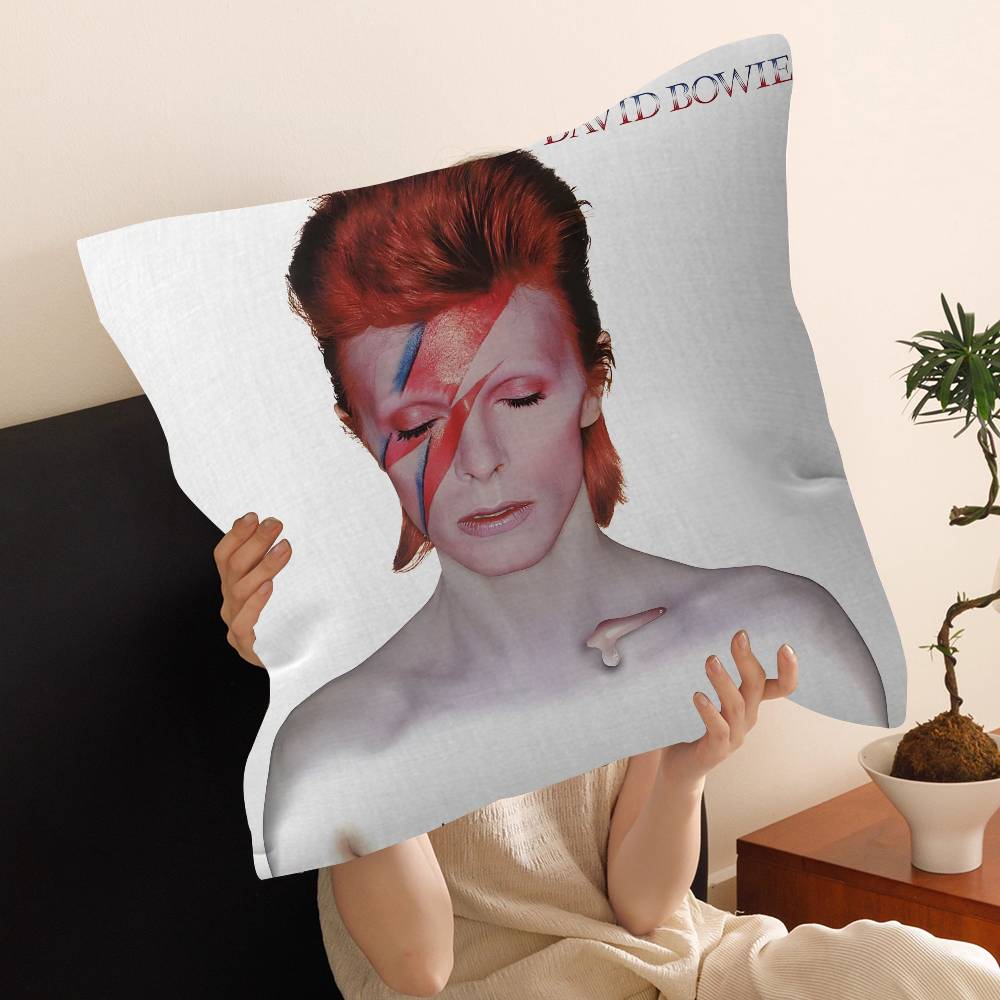 Подушка с принтом горячего певца D-David B-Bowie, чехол для диванной подушки, украшение для дома, детский подарок