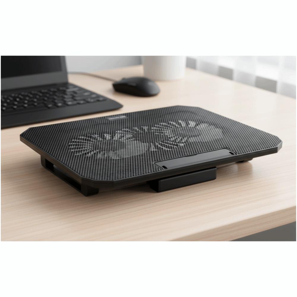 Цветная подсветка Подставка для ноутбука RGB Два вентилятора Держатель для ноутбука Для офиса/дома