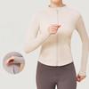 Women's Autumn and Winter Standing Collar Tight Seamless Long Sleeve Yoga Jacket