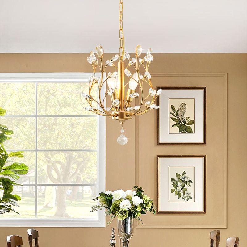 Хрустальные люстры, потолочные светильники, подвесные светильники для дома, гостиной, спальни, ресторана, крыльца, золотой блеск для помещений