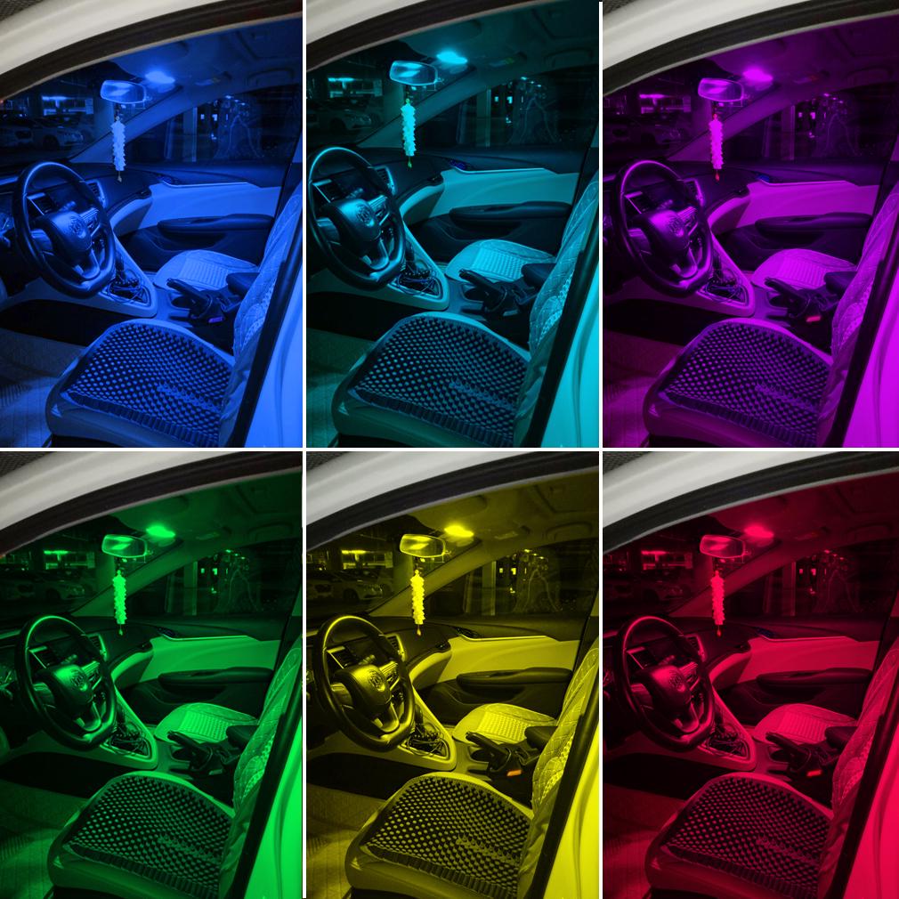 C5W светодиодный RGB Festoon 31 мм, 36 мм, 39 мм, 42 мм, внутреннее освещение автомобиля с дистанционным управлением, многоцветный купольный светильник, лампа для чтения, авто 12 В