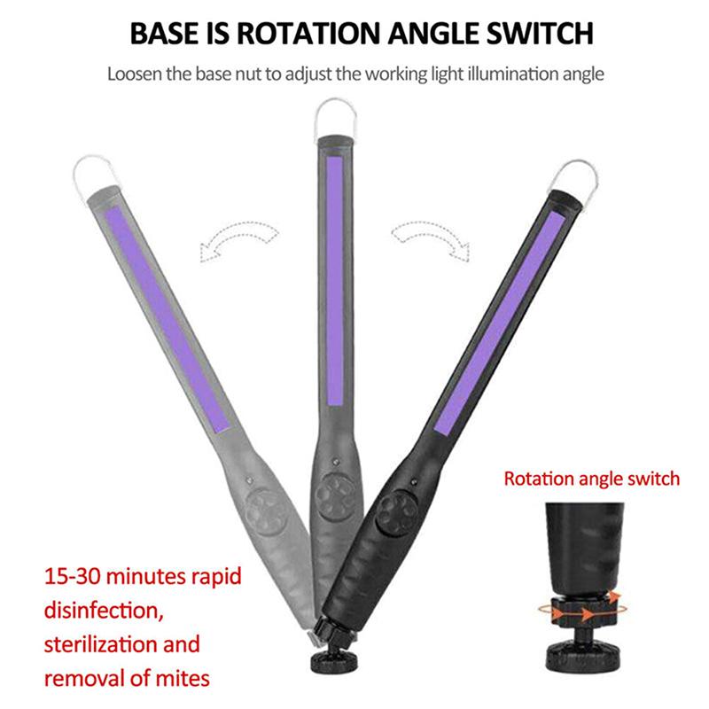 Портативная 30-светодиодная УФ-лампа для дезинфекции УФ-излучения бактерицидный стерилизатор ручной работы