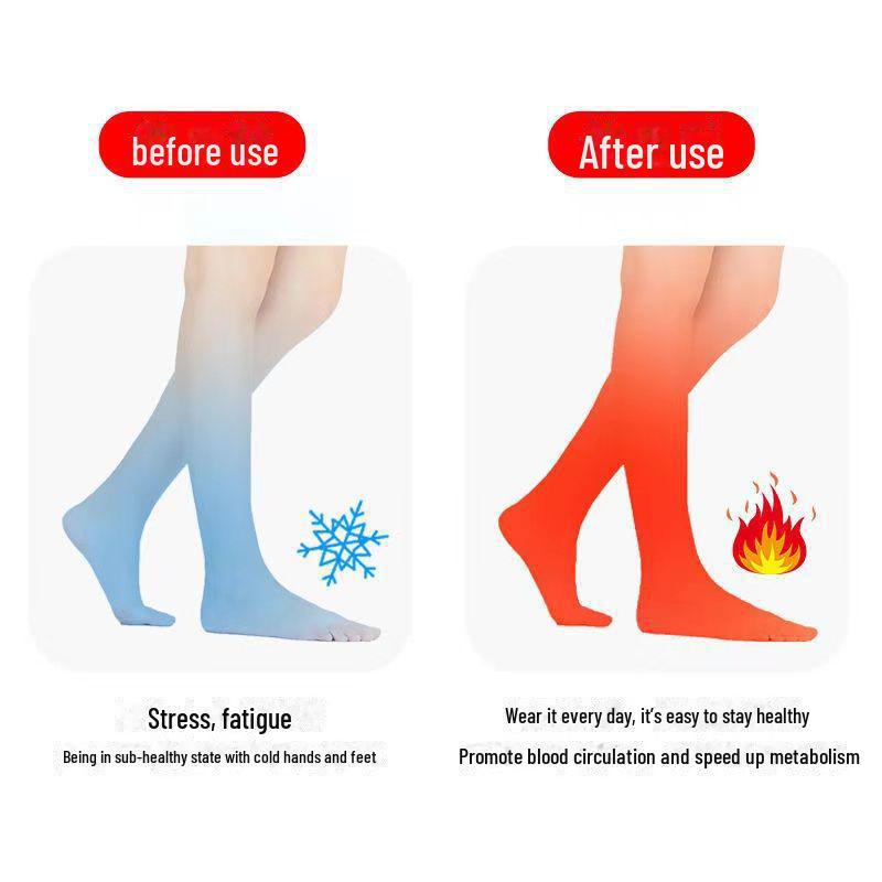 Winter Self-Heating Thermal Socks for Men and Women – Cozy, Cold-Proof Mid-Tube Design for Middle-Aged and Elderly.