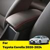 Для Toyota Corolla -2024 Накладка на подлокотник из ПУ-кожи Автостайлинг Подлокотник Ящик для хранения Защитная крышка Декоративные аксессуары