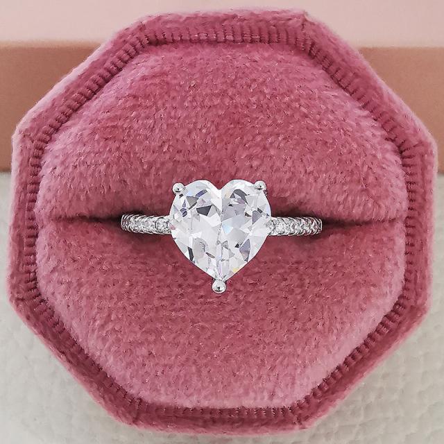 Trend Snake Heart 925 Sterling Silver Cute Couple Ring For Women Dating Love Christmas Gift Fine Designer Jewelry