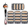 Мужская бритва Zhi Shun 5-слойное лезвие со скоростью и ручкой Gillette