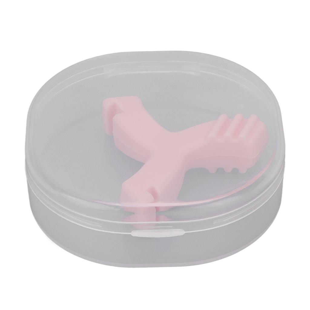 Стоматологические жевательные резинки для элайнеров Y-образной формы, пищевого класса, с ароматом клубники, ортодонтические жевательные резинки для прикуса с футляром для хранения