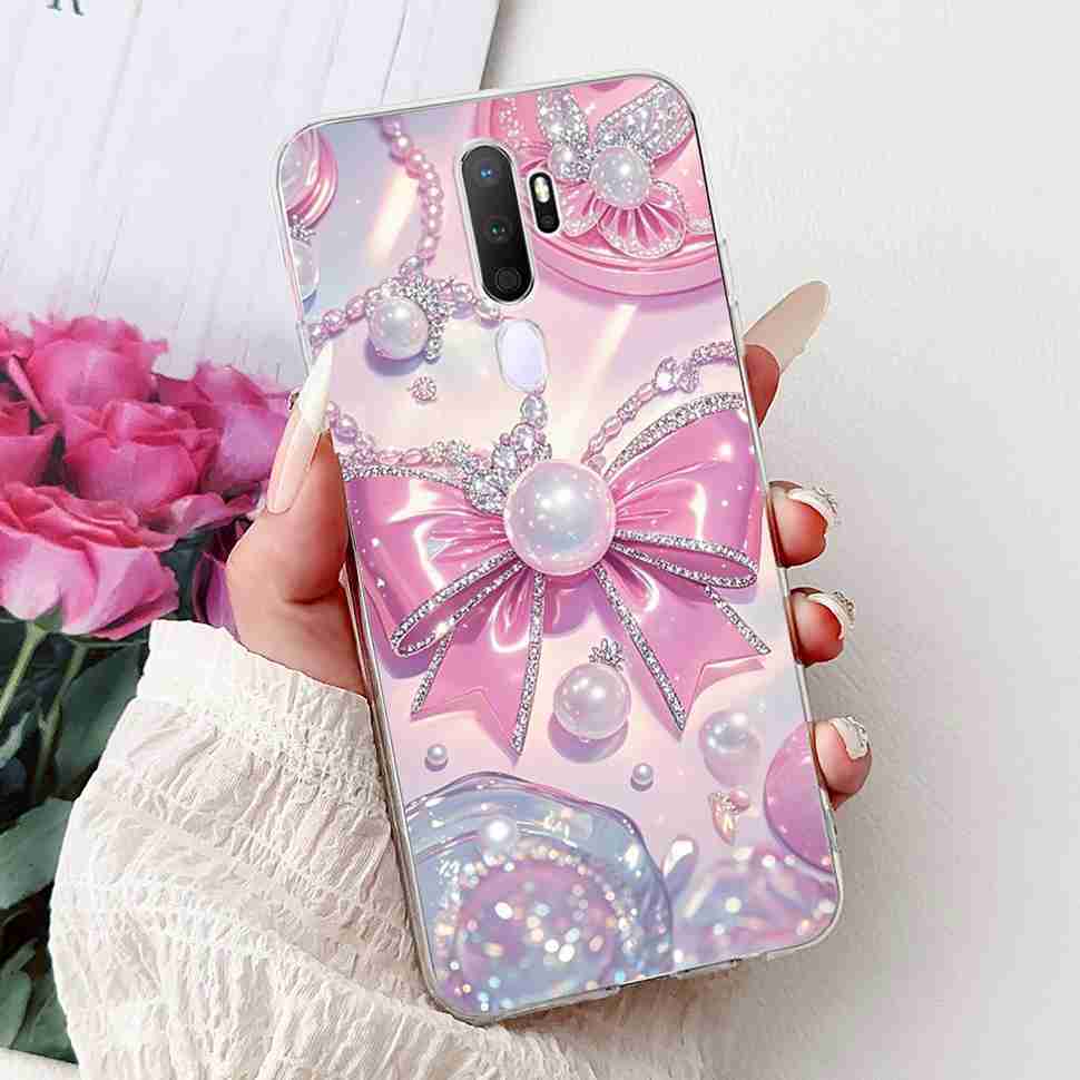 Чехол для Oppo A9 2020 CPH1937 Цветы Закат Мягкий Силикон ТПУ Чехол для Oppo A9 A 9 6.5" CPH1939 CPH1941 Корпус Телефона