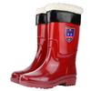 Hot Style Custom Wellies Thermal Comfortable Fuzzy Lining  Knee-High  Rain Boots