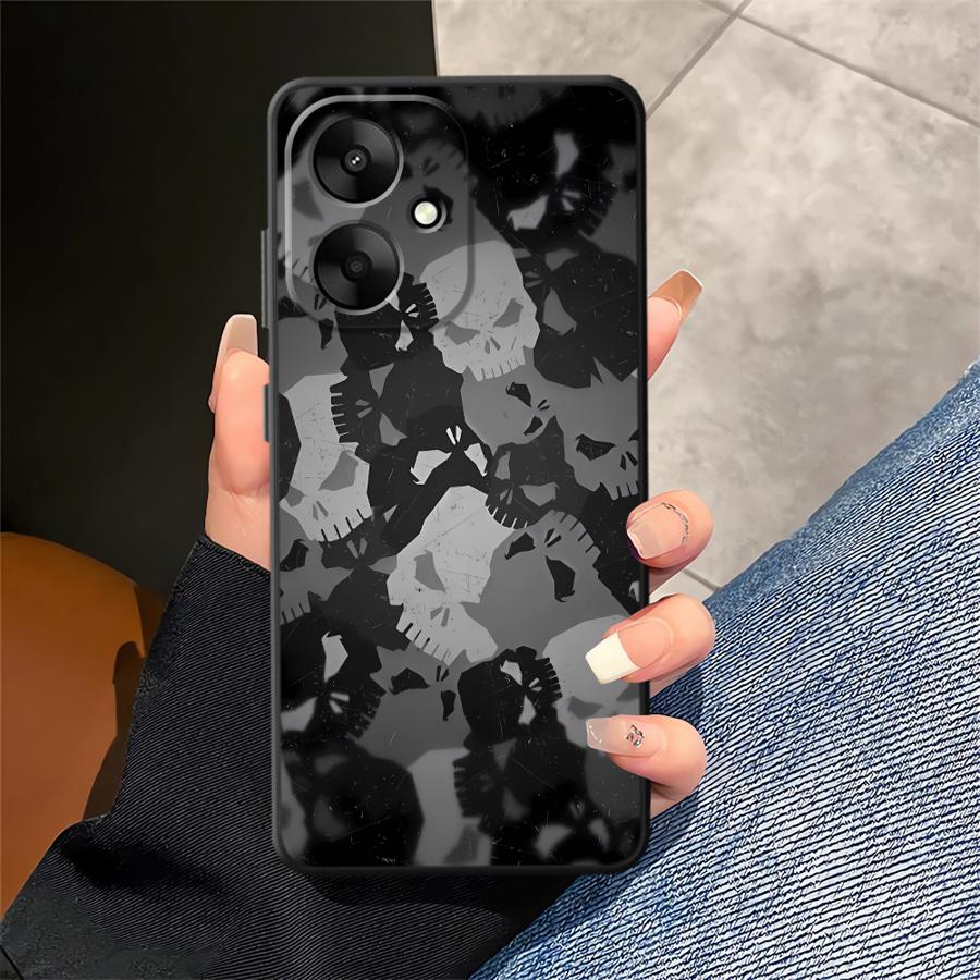 Чехол с камуфляжным рисунком для Xiaomi Redmi 12C 13C 10 9A 9C 12 A5 K40 K50 Gaming A1 A2 Plus 9T K60 Мягкая задняя крышка телефона
