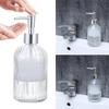450 мл Ручной Душ Под Давлением Ванная Комната Стекло Винтажная Бутылка для Мытья Рук Диспенсер для Жидкого Мыла Лосьон