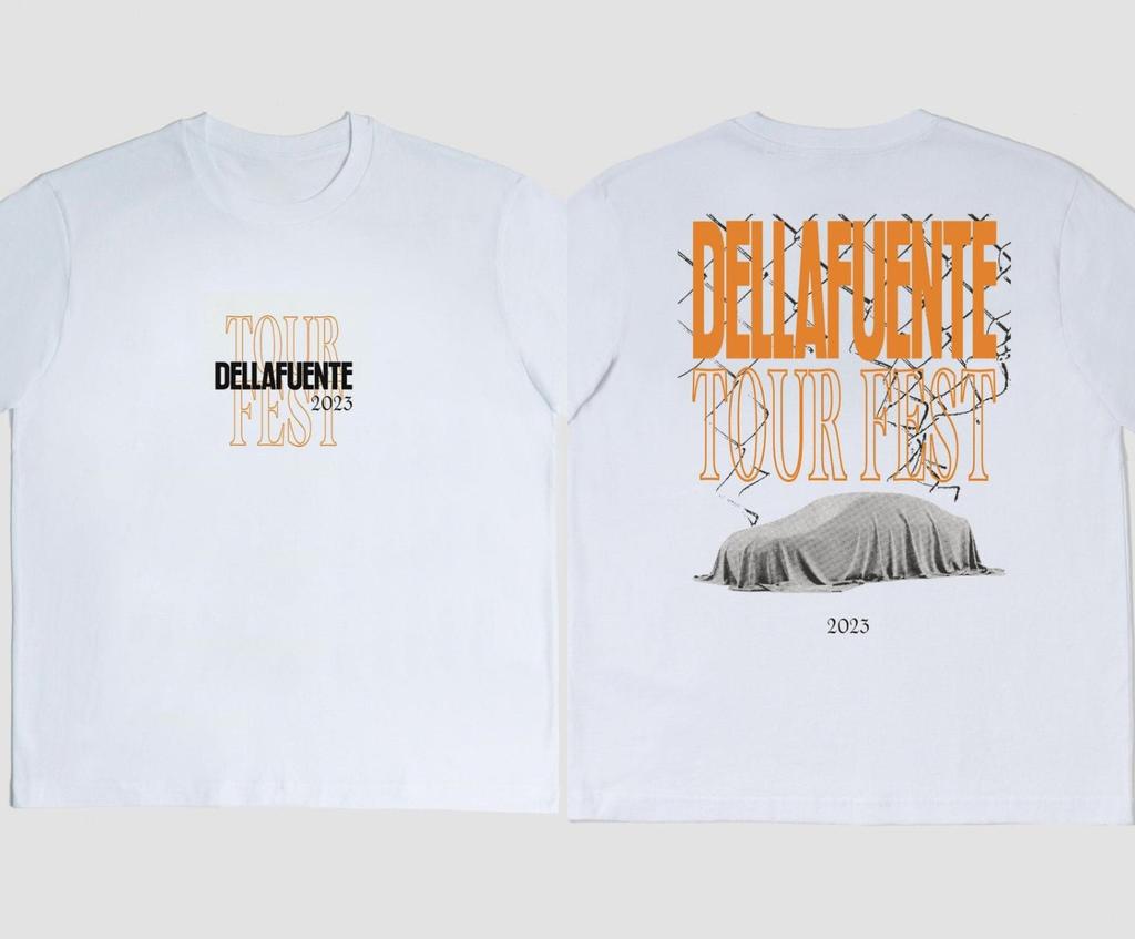 Графичная футболка Dellafuente Streetwear Мужская Женская Оверсайз Y2k Футболка Повседневный Комфорт Хлопок Свободная Женская Мужская Одежда Хип-хоп Футболки