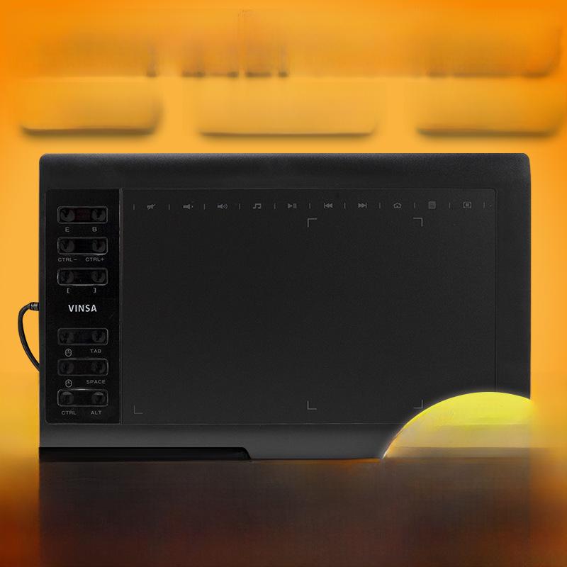 Цифровой планшет Wencai 1060PLUS с ручной росписью и пассивным пером для рисования на мобильных устройствах и компьютерах