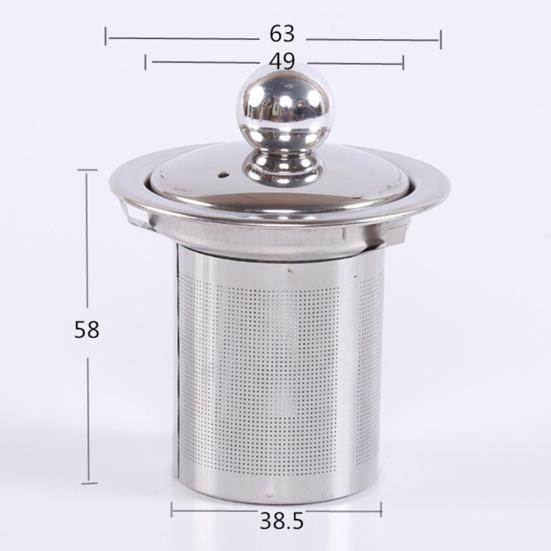 Многоразовое ситечко для чая из нержавеющей стали, сетчатый фильтр, посуда для напитков, чайная посуда