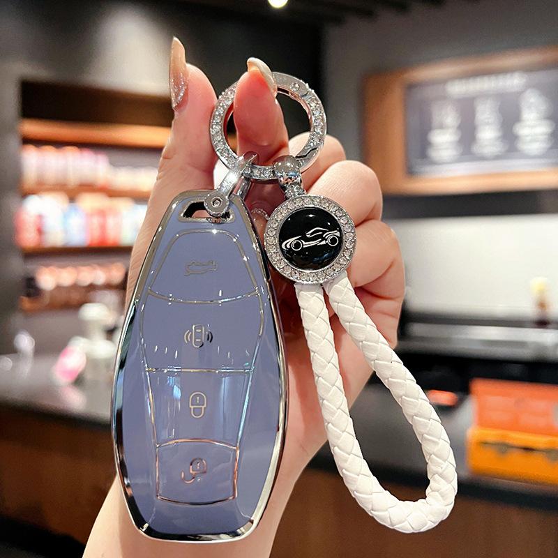 Подходит для нового ключа Hongqi H5 2024 года, комплект 2023 H6 H9HQ9 HS5 HS7 HS3, чехол-пряжка для автомобиля, мужской