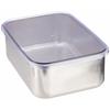 Kotobuki Metal Industries 18-8 Deep Kitchen Tray with AS Lid, Large (315 X 220 Mm)