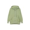 Phoenix Fleece Solid Color Hooded Casual Fleece Long Sleeve Sweatshirt Women Sweatshirt Oil-Green DQ5861-386