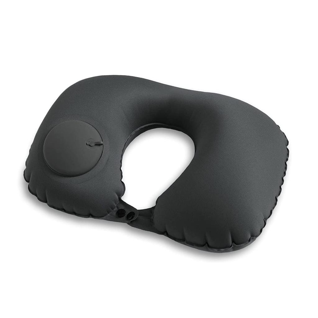 LIKENNY Neck Neck Air Manual Press Type For Air Convenient Travel Portable Pillow Pillow, U-Shaped Pillow, Pillow, Pillow, Inflatable, Travel,