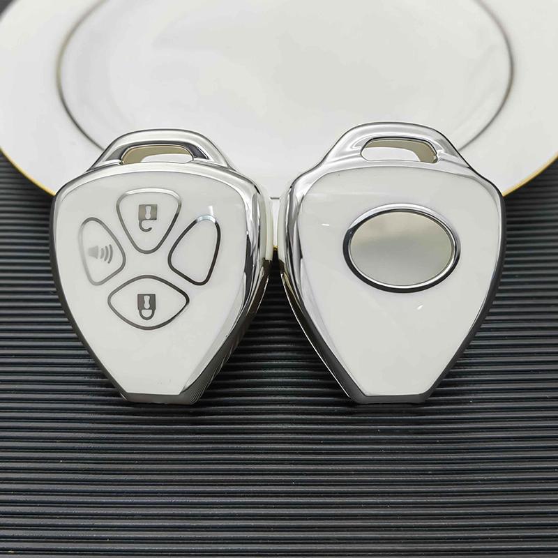 2/3/4Buttons TPU Car Remote Key Cover Case for Toyota Camry RAV4 Crown Avalon Corolla Reiz Venza Matrix Yaris Bag Accessories
