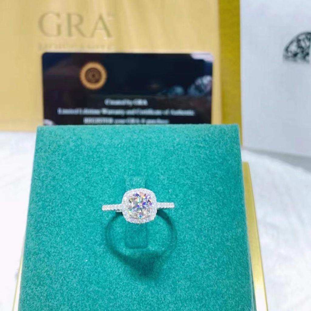 Women's Fashion Zircon Pendant, Earrings, and Ring Set - Trendy Three-Piece Square Design