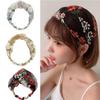 Wide-Brimmed Floral Embroidery Korean Lace Hair Accessories Headdress Hair Band Turban Headband