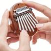 8 Key Mini Wooden Kalimba High Quality Exquisite Finger Thumb Piano Marimba Musical Good Accessory Pendant Gift
