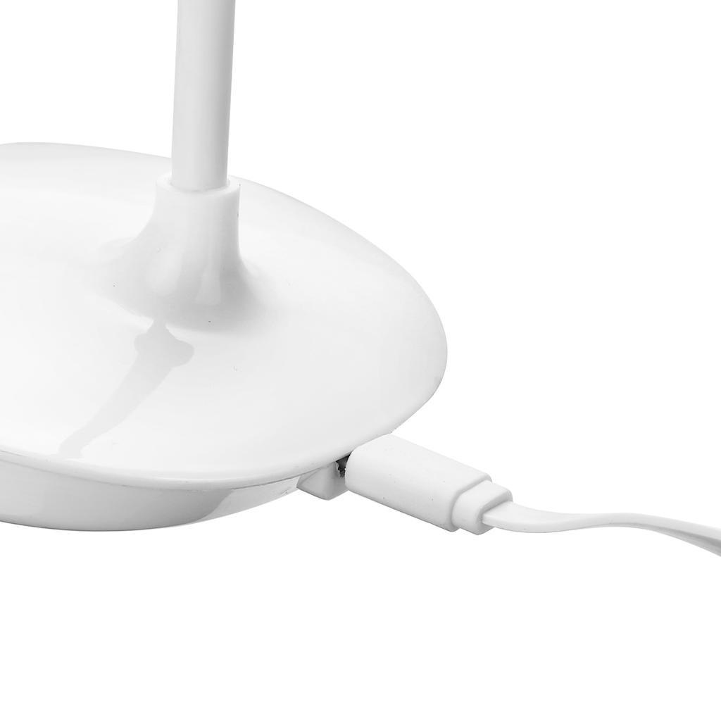 Зарядка через USB, 3 режима, светодиодная настольная лампа, гибкий сенсорный датчик, настольный светильник для чтения 
