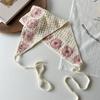 Little Daisy Headscarf Hat Multicolor Hair Band Triangular Turban Scarf  for Spring Summer Outdoor