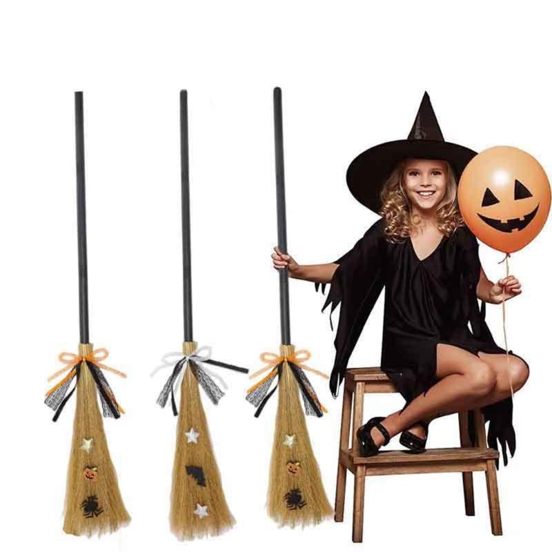 Witch Broomsticks Multifunction Costume Party Festival Stage Performances Prop