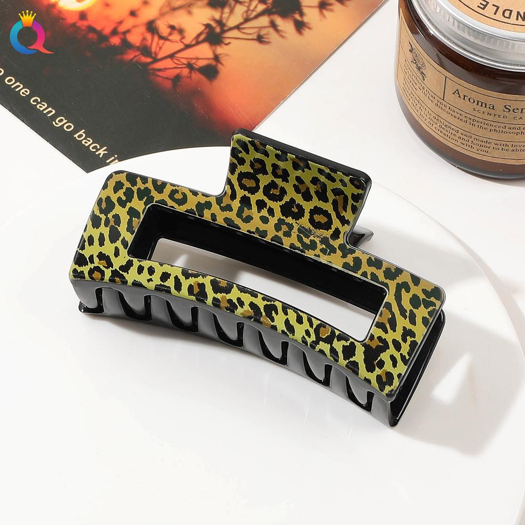 Printed Hair Clip Shark Clip Leopard Clip Large Summer Clip Hair Accessories