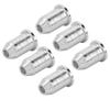 6PCS Through Body Design Guitar String Ferrules Guitar String Mounting Ferrules  For Guitar