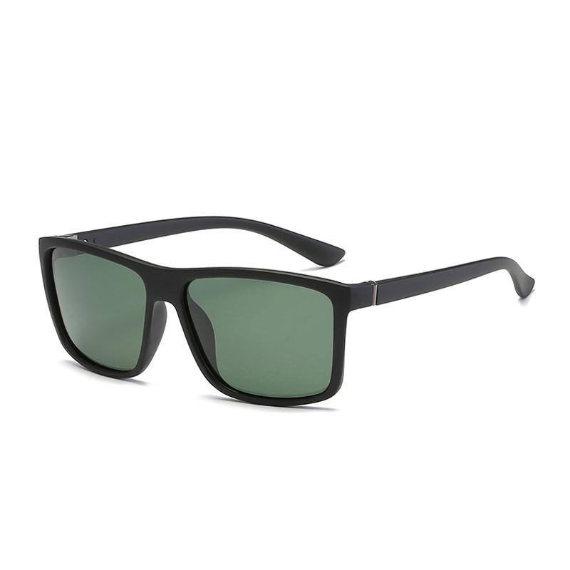 Polarized Simple Square Sun Glasses Man Colorful Brand Designer Sunglasses Driving Commute Male Eyeglasses
