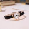 Fashionable Retro Belt Watch Temperament Casual Compact Disc Roman Scale Quartz Watch for Women