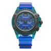Watch CHRONO ACTIVE Blue Dial Sapphire Glass Quartz 43MM Swiss Watch I Watch Brand VEZ701122 Green [Versace] [Item]