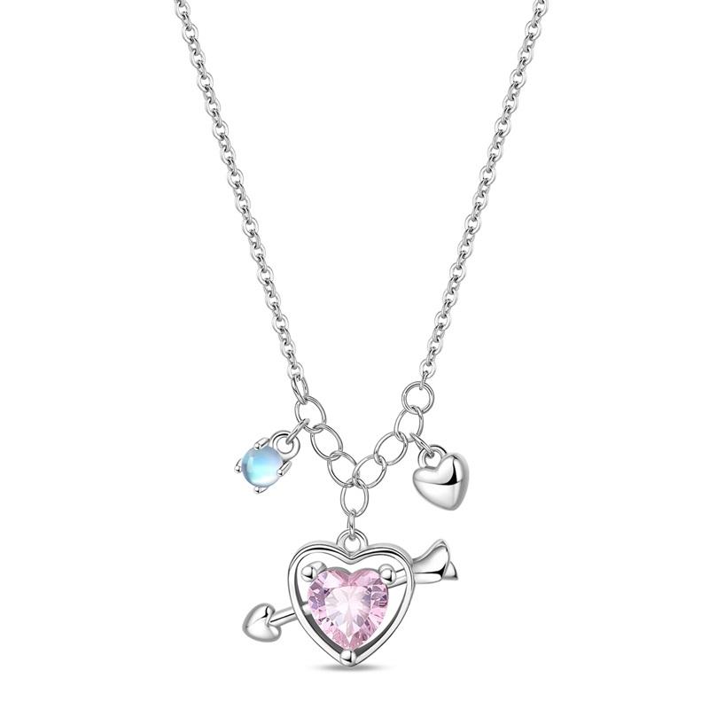 Роскошное оригинальное медное ожерелье с подвеской в виде стрекозы и бабочки, светлячка, звезды, луны, сердца, с цепочкой-звеньями для женщин, ювелирный подарок