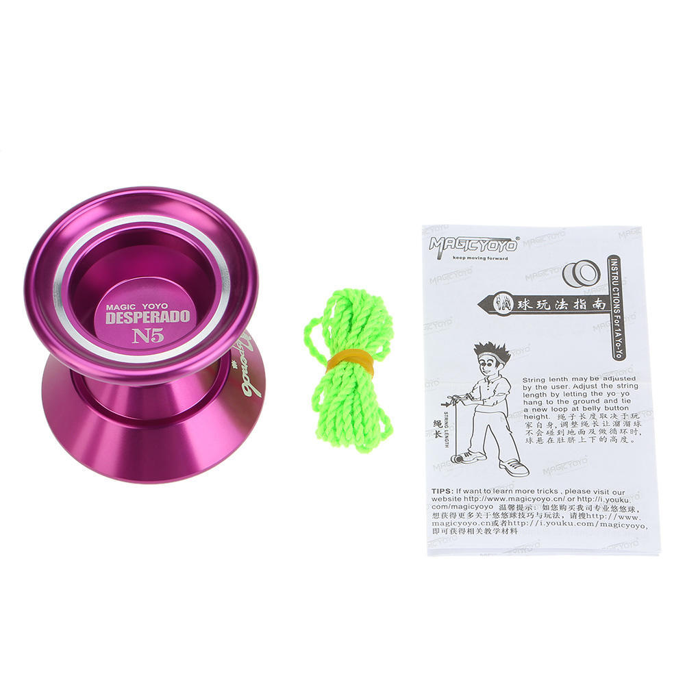 Профессиональный Magic Yoyo N5 Desperado алюминиевый сплав металлический Yoyo 8 шариковый подшипник KK с вращением